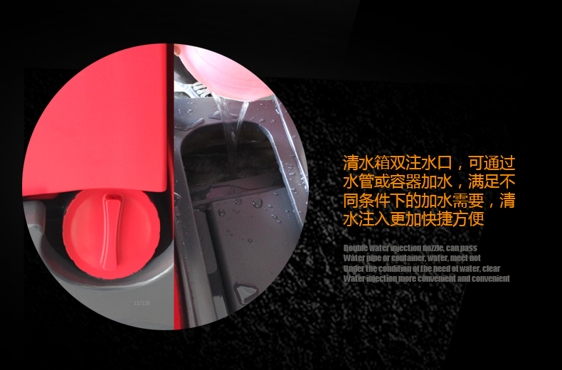 克力威駕駛式洗地機(jī)大型車庫(kù)保潔用洗地車XD8073